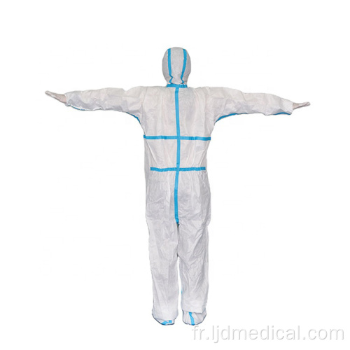 Vêtements de protection d&#39;isolement médical en tissu non tissé